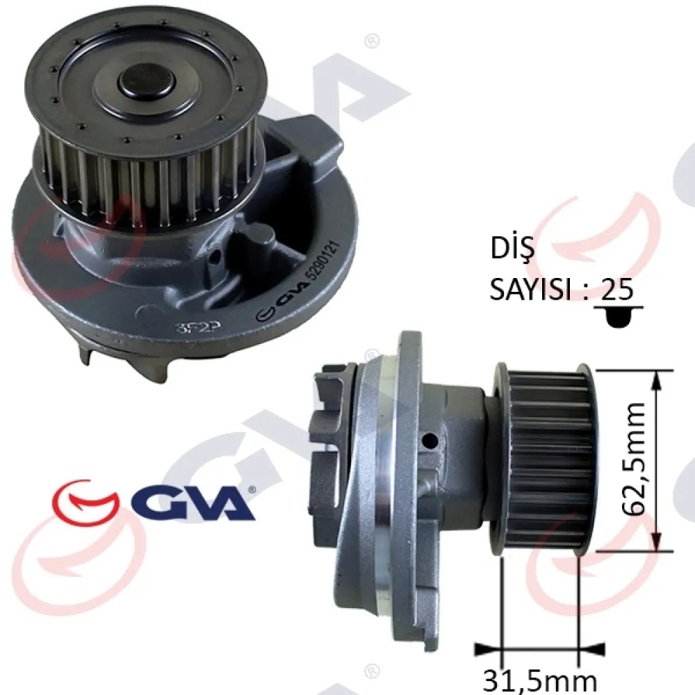 Devirdaim Astra F-G-Vectra A-B-Omega B-Kadett E-Calibra A 1.8I 16V-1.7D-2.0I 16V 1334041