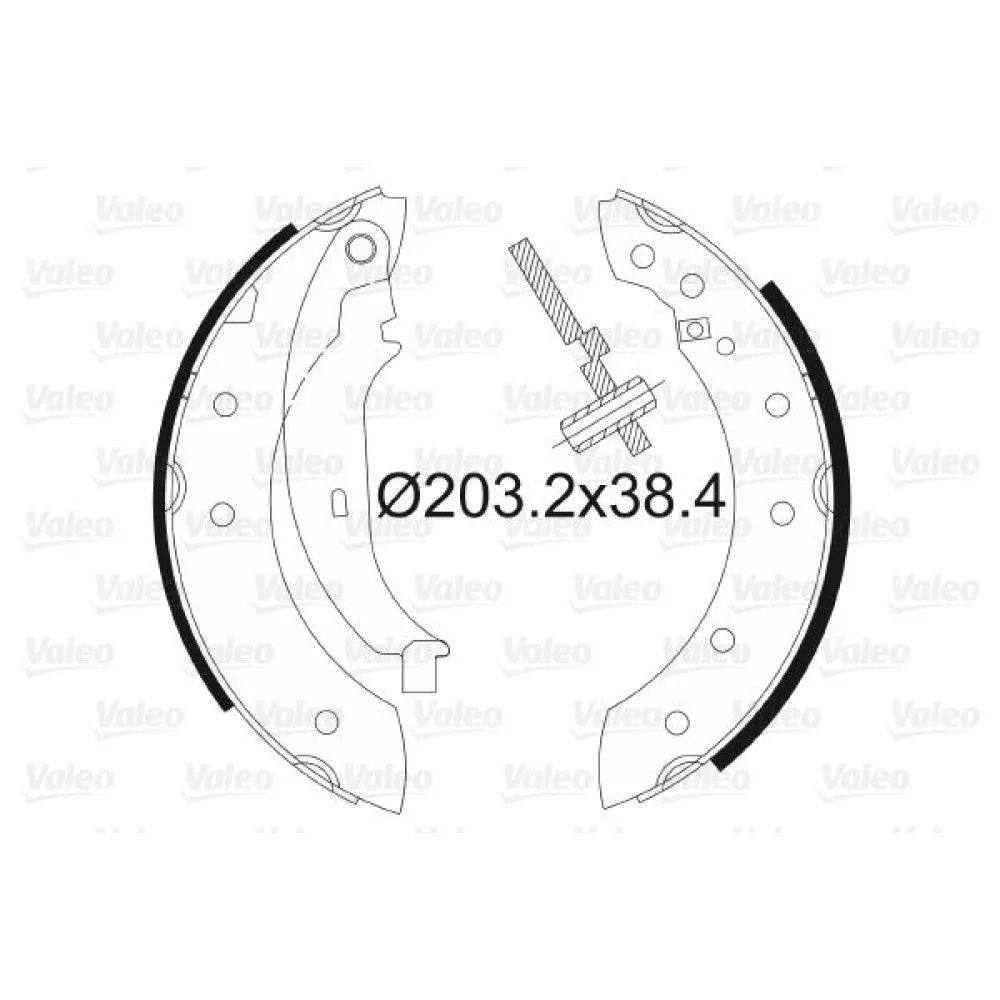 Arka Pabuç Balata P106-P206-P306-Saxo-Clio Ii-Symbol-Thalia-Lgn-Twng-Logan 04 Sandero 08 7701206962