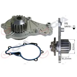 Devirdaim 206-307-C2-C3-Bipper-Nemo-Fiesta V-Fusion-P.tepee-Berlingo 1.4Hdi Dv4 F6J Pa859 2S6Q8591Bs