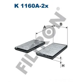 POLEN FİLTRESİ KARBONLU BMW 5 SERİSİ SERİSİ E60 01-10, 5 TOURING E61 04-10, 6 SERİSİ E63 03-10