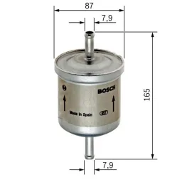 YAKIT FİLTRESİ K.Ç TIP VOLVO S40 99-04 S60 01 10 S80 98-06 XC70 XC90 2.5T 3.2 02 14 V40 99-04 C70 00-05 KÜÇÜK TİP TIRNAKLI