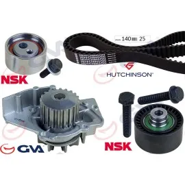 DEVİRDAİMLİ EKSANTRİK GERGİ KİTİ 140x254 P206-306-PARTNER-BERLINGO-JUMPY-SCUDO-COROLLA 1.9D 98 DW8