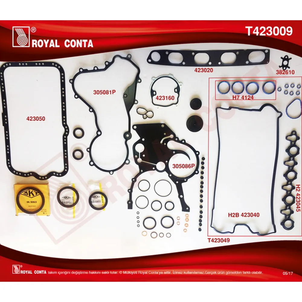 TAKIM CONTA SKT KEÇELİ REINZ SUBP.LAST SKC SİZ MASTER 2.2-2.5 DCI G9T-G9U