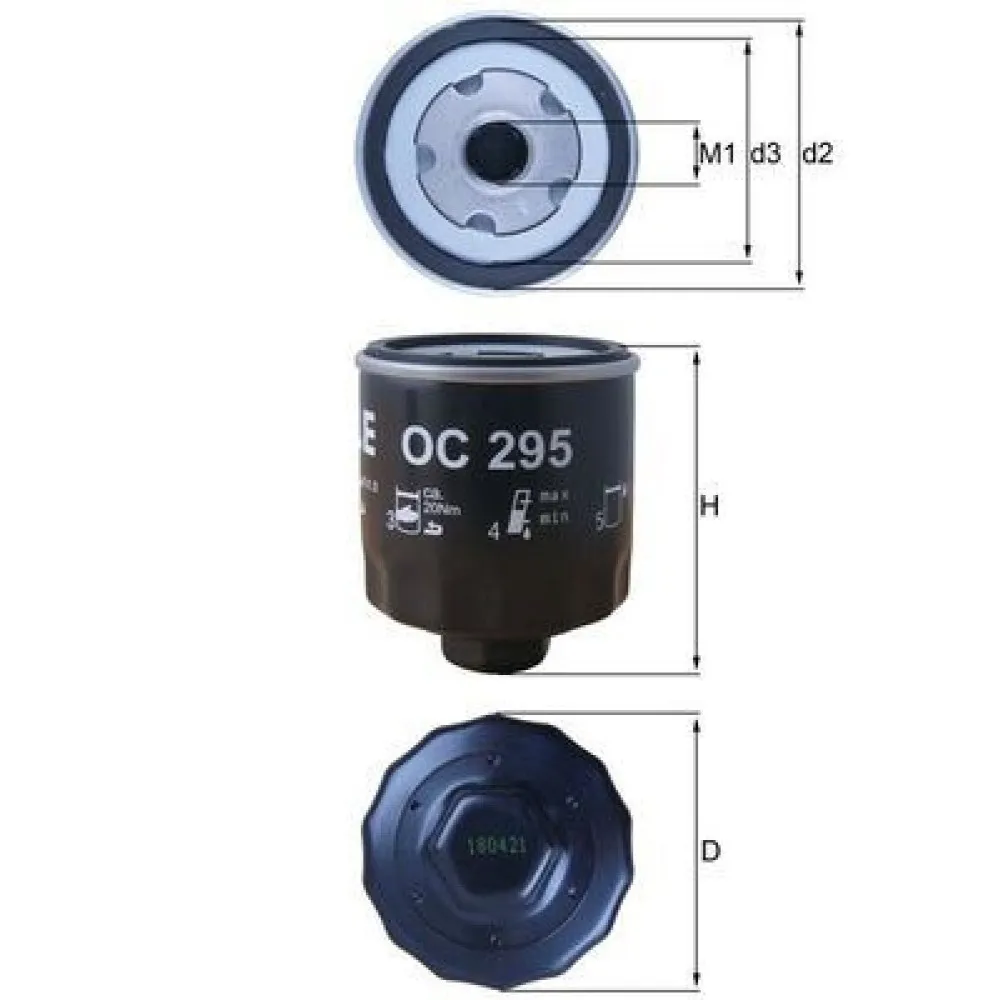 Yağ Filtresi Audi A2 1.4/1.6 00-05, Seat Ibiza Ii 1.0/1.3/1.4 93-02, Leon 1.4/1.6 99-06, Vw Golf Iii 1.4 93-99, Polo 1.0/1.3 89-94, Vento 1.4/1.6 91-98