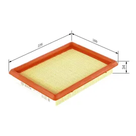 HAVA FİLTRESİ HONDA CIVIC 1.4-1.6 94-01 -KOLEOS 2.5 08 ALMERA-JUKE-PRIMERA-SUNNY-XTRAIL