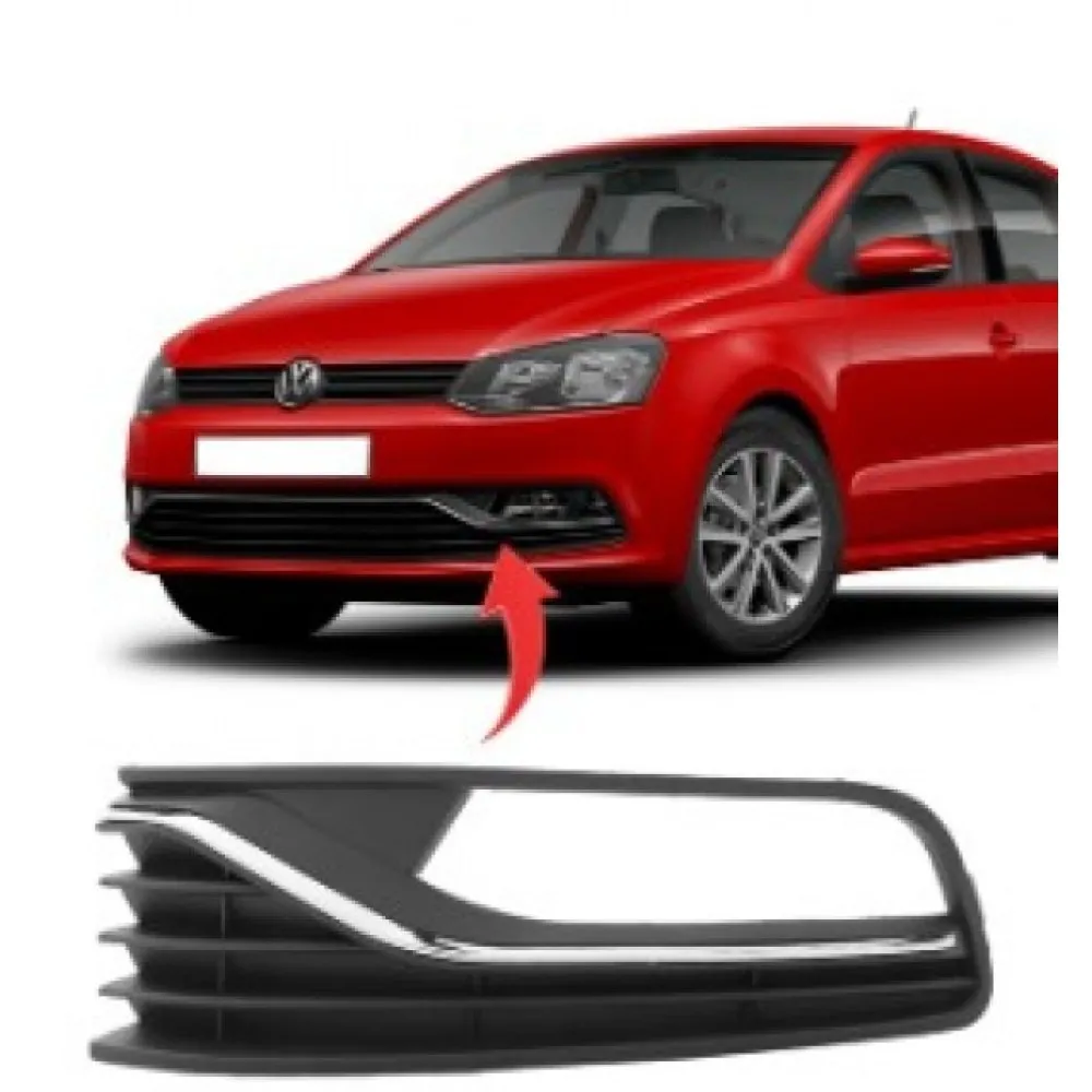 Ön Tampon Sis Çerçevesi Sisli Nikelajli Orta Braketli Sol Polo 2014-2016