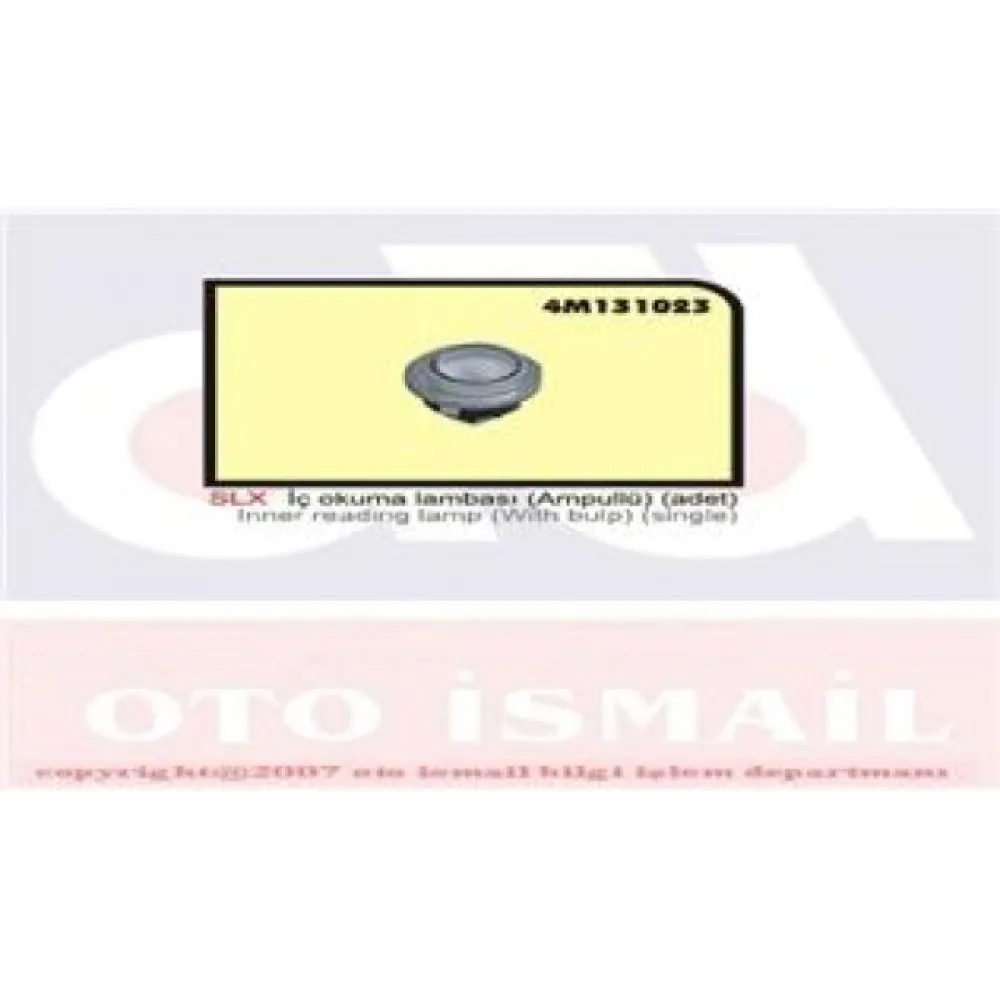 İç Okuma Lambasi Ampullü Slx