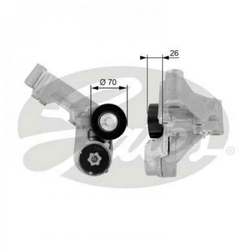 ALTERNATÖR GERGİ RULMANI KÜTÜKLÜ FOCUS 1.8TDCI-1.8DI/TDDI 98-04 -TOURNEO CONNECT1.8DI/1.8TDCI 02-