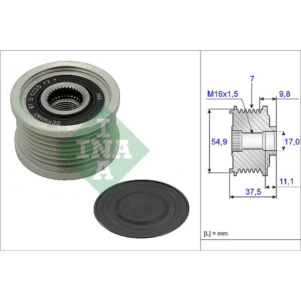 ALTERNATÖR RULMANI FIAT DUCATO 2.3D 15