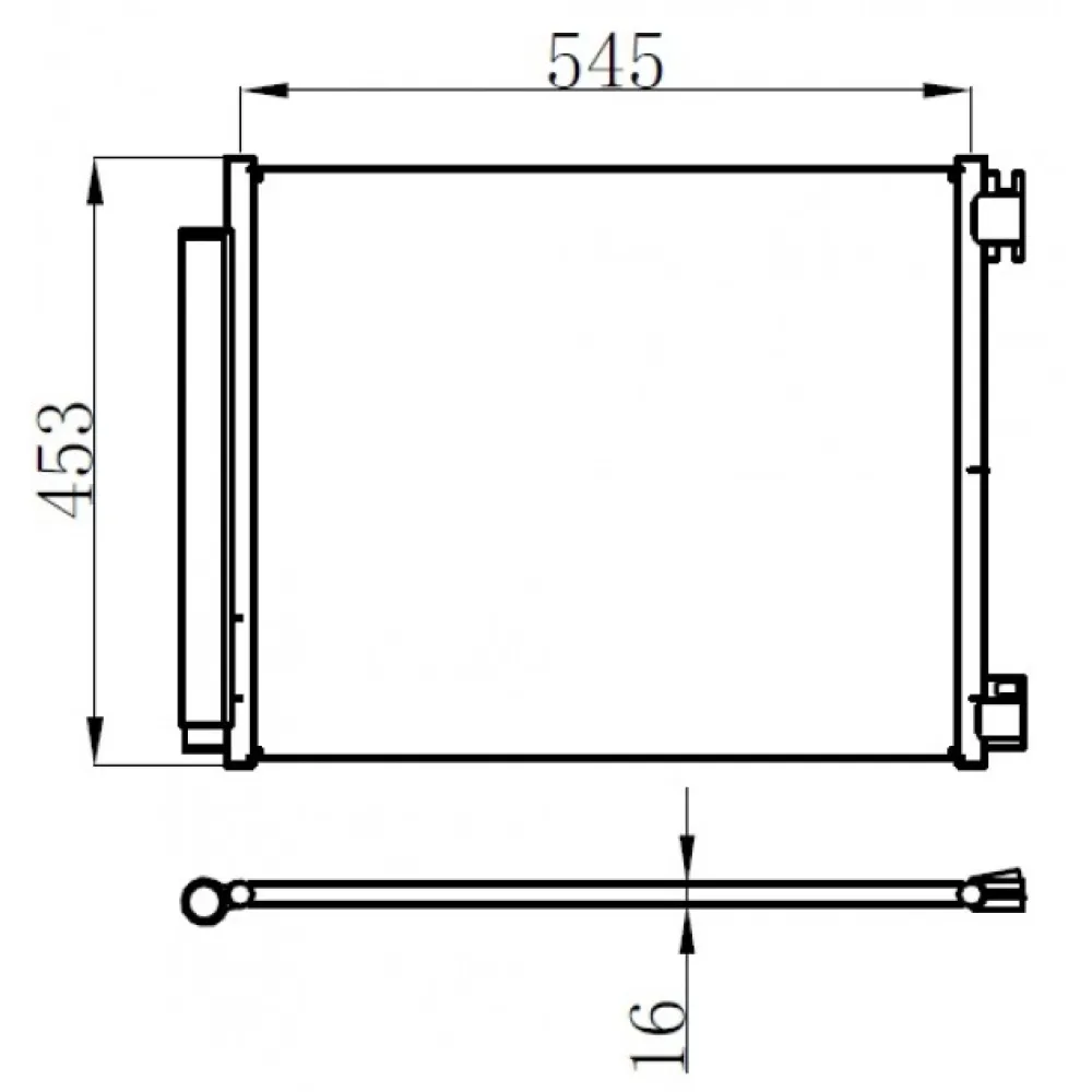 Klima Kondenseri Megane Iv 1.2 Tce-1.6 16V-1.5 Dci-1.6 Dci Ac Mek. Atom. Al Brz