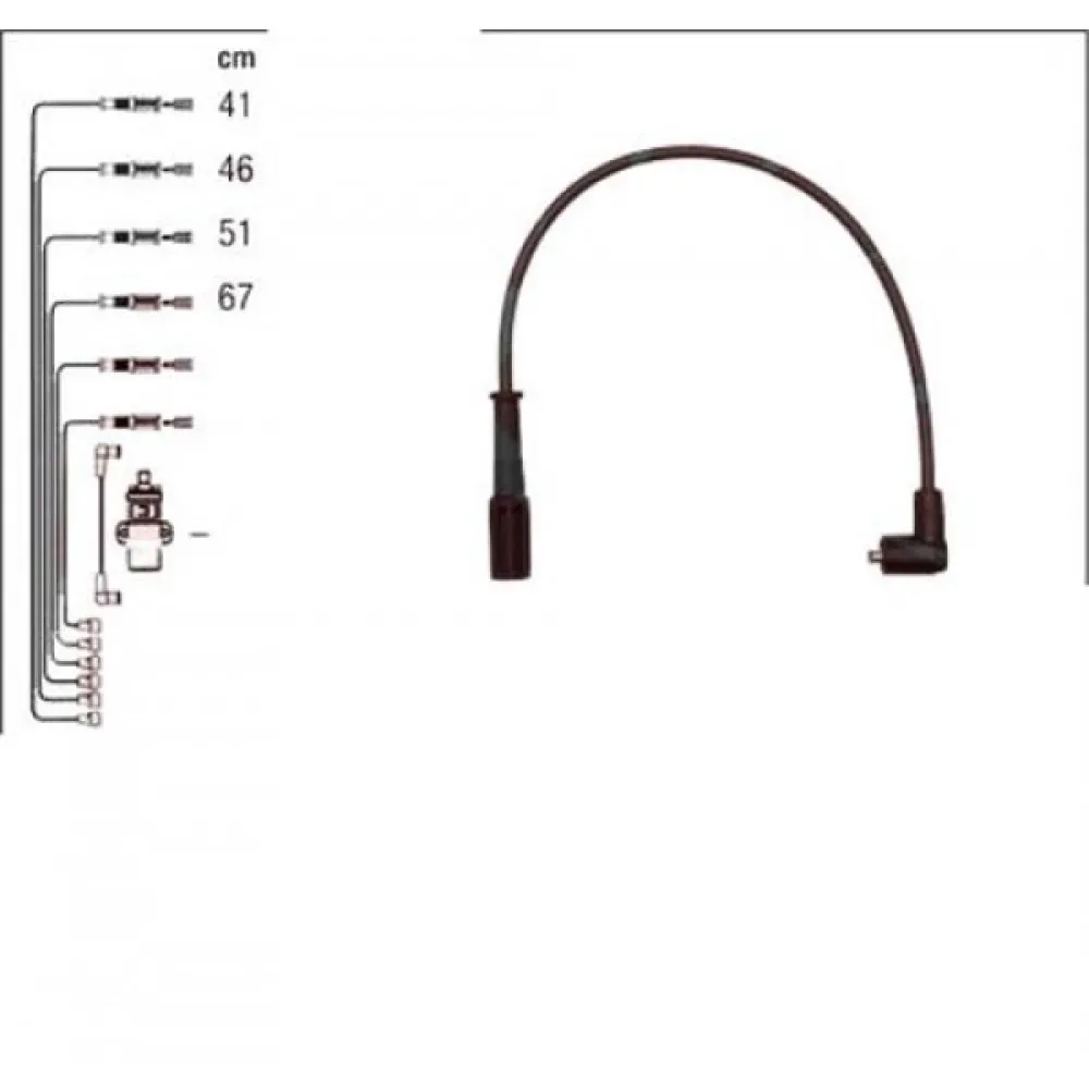 Buji Kablosu Palio-Palio Weekend-Siena 1.4İe 8V El Karbüratörlü