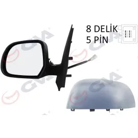 Diş Dikiz Aynasi Sol Dokker-Lodgy 12 Elektrikli Isitmali Astarli Konveks 5 Fiş Vm-6803Ehpl