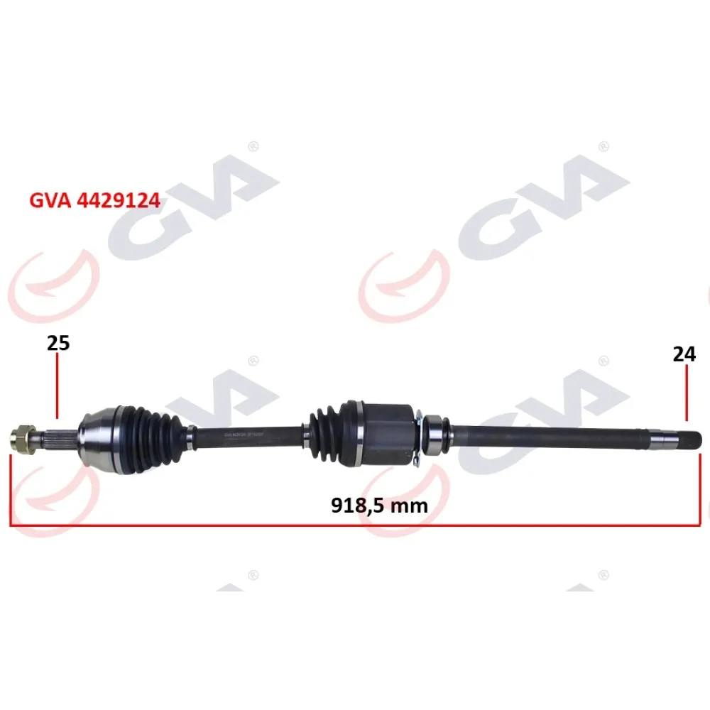Komple Aks Sağ Fiorino-Bipper-Nemo 1.3 Mjt M/t Euro5 13- İç Aks Kafali