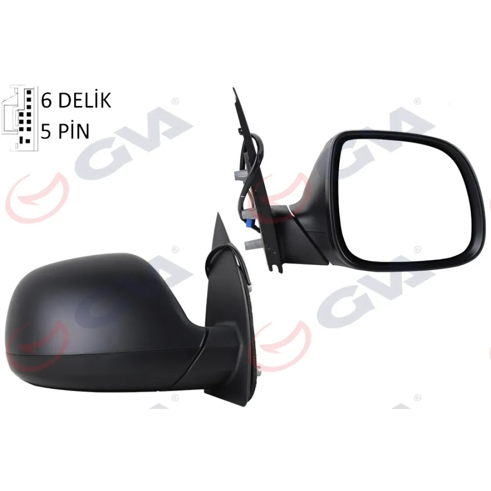 Diş Dikiz Aynasi Sağ Amarok 09 Elektrikli Isitmali Desenli Konveks 5 Fiş Vm-6190Ehr