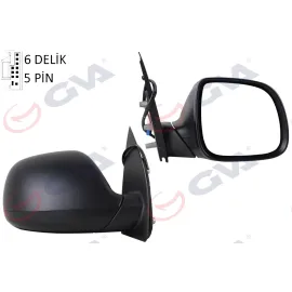 Diş Dikiz Aynasi Sağ Amarok 09 Elektrikli Isitmali Desenli Konveks 5 Fiş Vm-6190Ehr