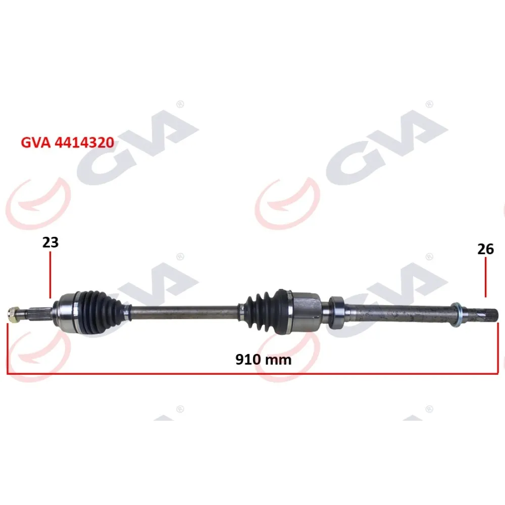 Komple Aks Sağ Clio Iv 1.5 Dci 12- 75-90Hp