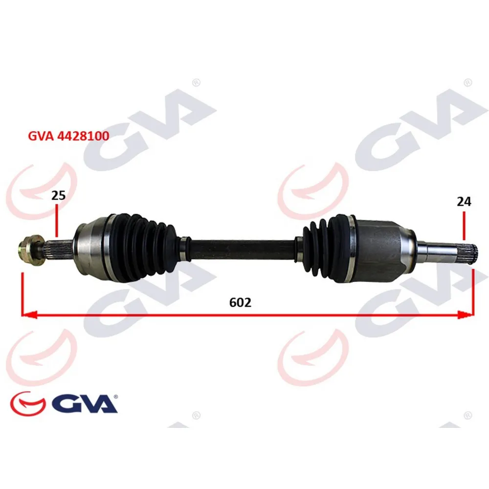KOMPLE AKS SOL MİLLİ AKS LALE Lİ GRANDE PUNTO 1.3 MTJ 05- 75HP 602mm