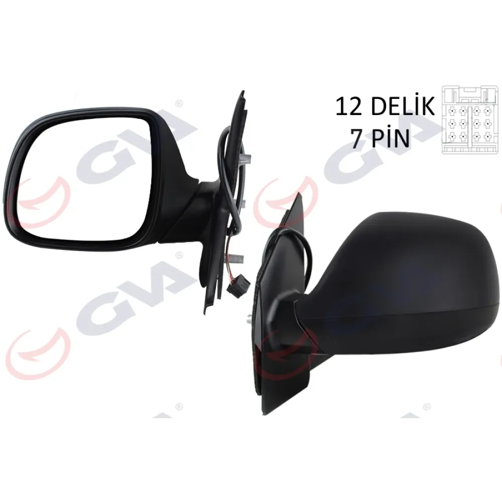 Diş Dikiz Aynasi Sol Transporter T6 Caravelle 10 Elektrikli Isitmali Katlanir Asferik 7 Fiş Vm-6196Ebal