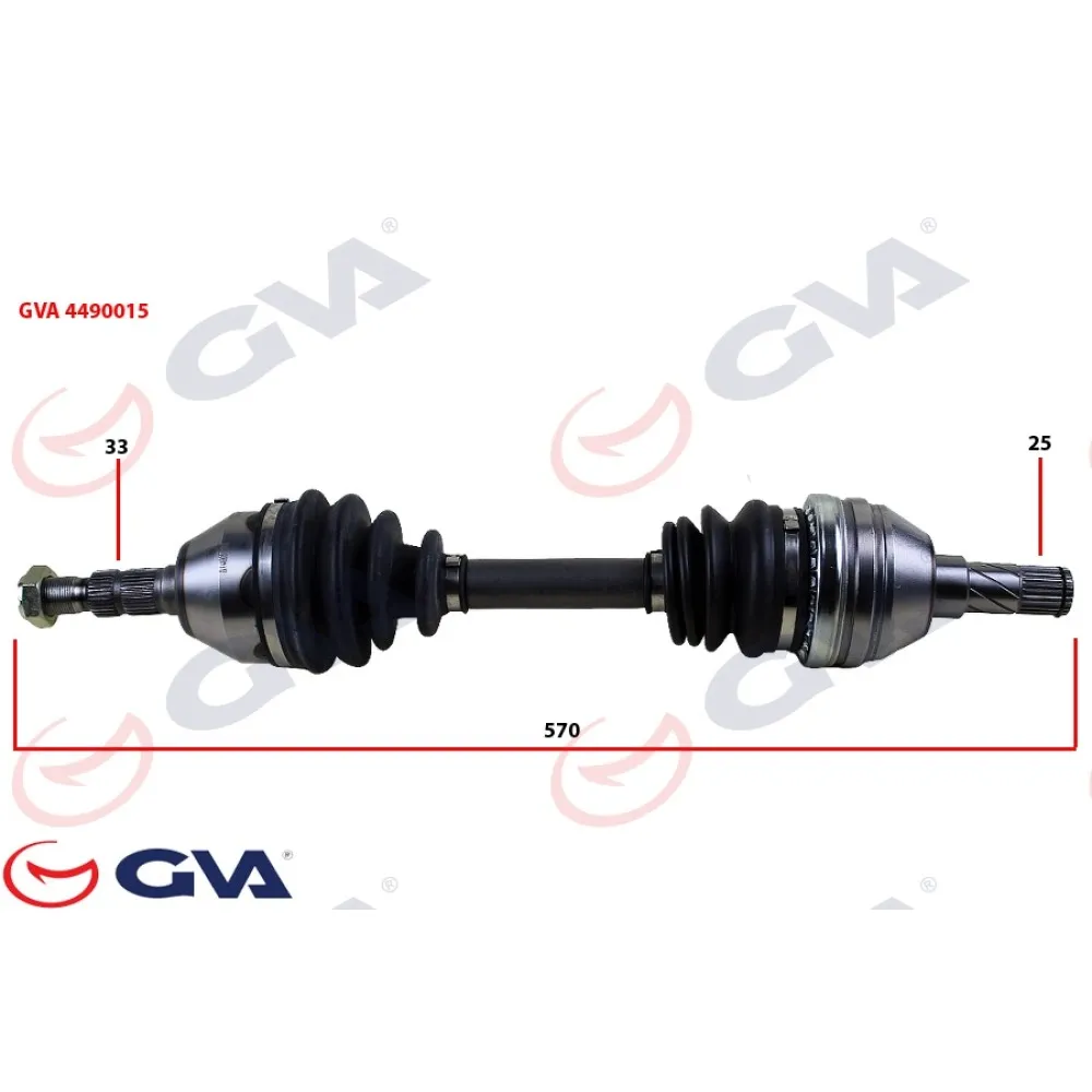 Komple Aks Sol Astra H 1.3 Cdti 04 570Mm