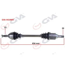 Komple Aks Sol Dacia Sandero Stepway Ii 12- 1.5Dci 656Mm