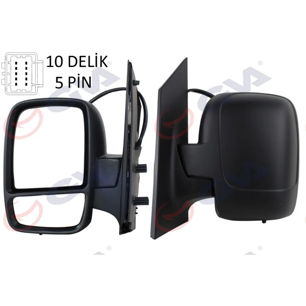 DIŞ DİKİZ AYNASI SOL SCUDO-EXPERT 07 ELEKTRİKLİ ISITMALI KONVEKS 5 FİŞ VM-6116EHL