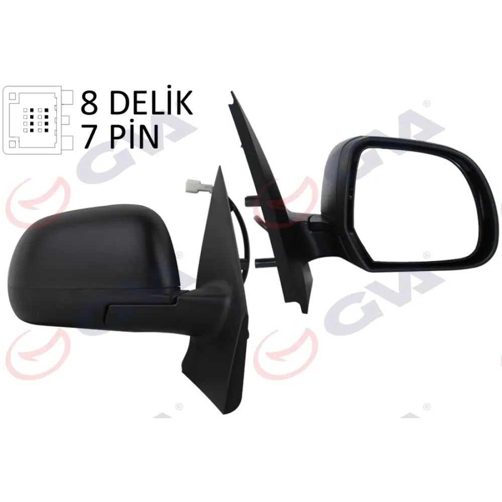 Diş Dikiz Aynasi Sağ Dokker-Lodgy 12 Elektrikli Isitmali Sensörlü Konveks 7 Fiş Vm-6803Ehsr