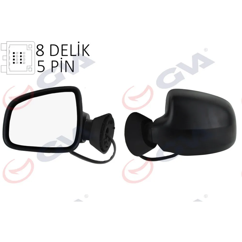 DIŞ DİKİZ AYNASI SOL LOGAN SW-MCV 08 ELEKTRİKLİ ISITMALI KONVEKS 5 FİŞ VM-6801EHL