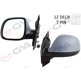 Diş Dikiz Aynasi Sol Transporter T6 Caravelle 10 Elektrikli Isitmali Katlanir Astarli Asferik 7 Fiş Vm-6196Ebpal