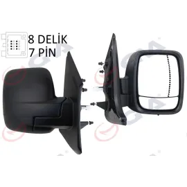 DIŞ DİKİZ AYNASI SAĞ TRAFIC-VİVARO 14 ELEKTRİKLİ ISITMALI SENSÖRLÜ DESENLİ ASFERİK 6 FİŞ VM-976EHSAR