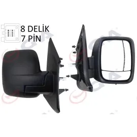 Diş Dikiz Aynasi Sağ Trafic-Vivaro 14 Elektrikli Isitmali Sensörlü Desenli Asferik 6 Fiş Vm-976Ehsar