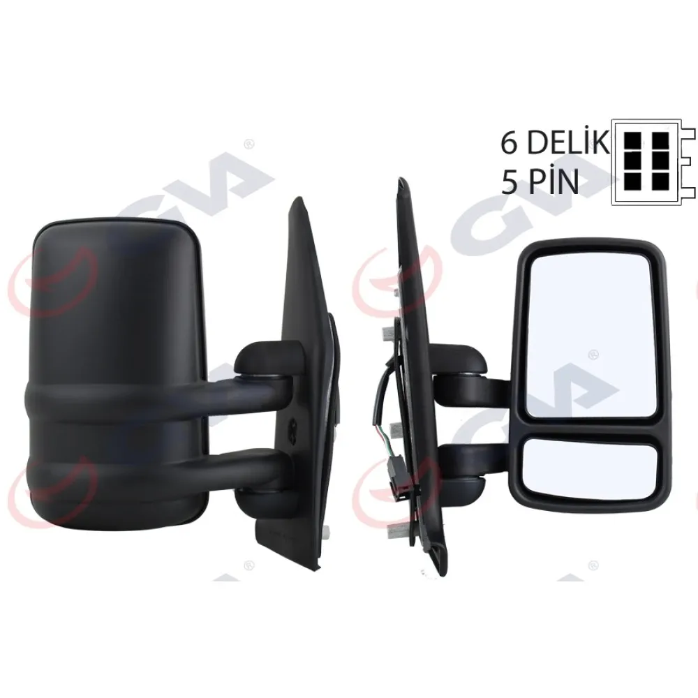 Diş Dikiz Aynasi Sağ Master-Movano 95 Elektrikli Isitmali Konveks