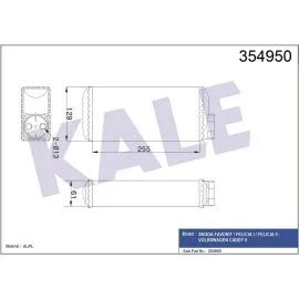 KALORİFER SKODA FAVORIT-FELICIA I-FELICIA II-VOLKSWAGEN CADDY II