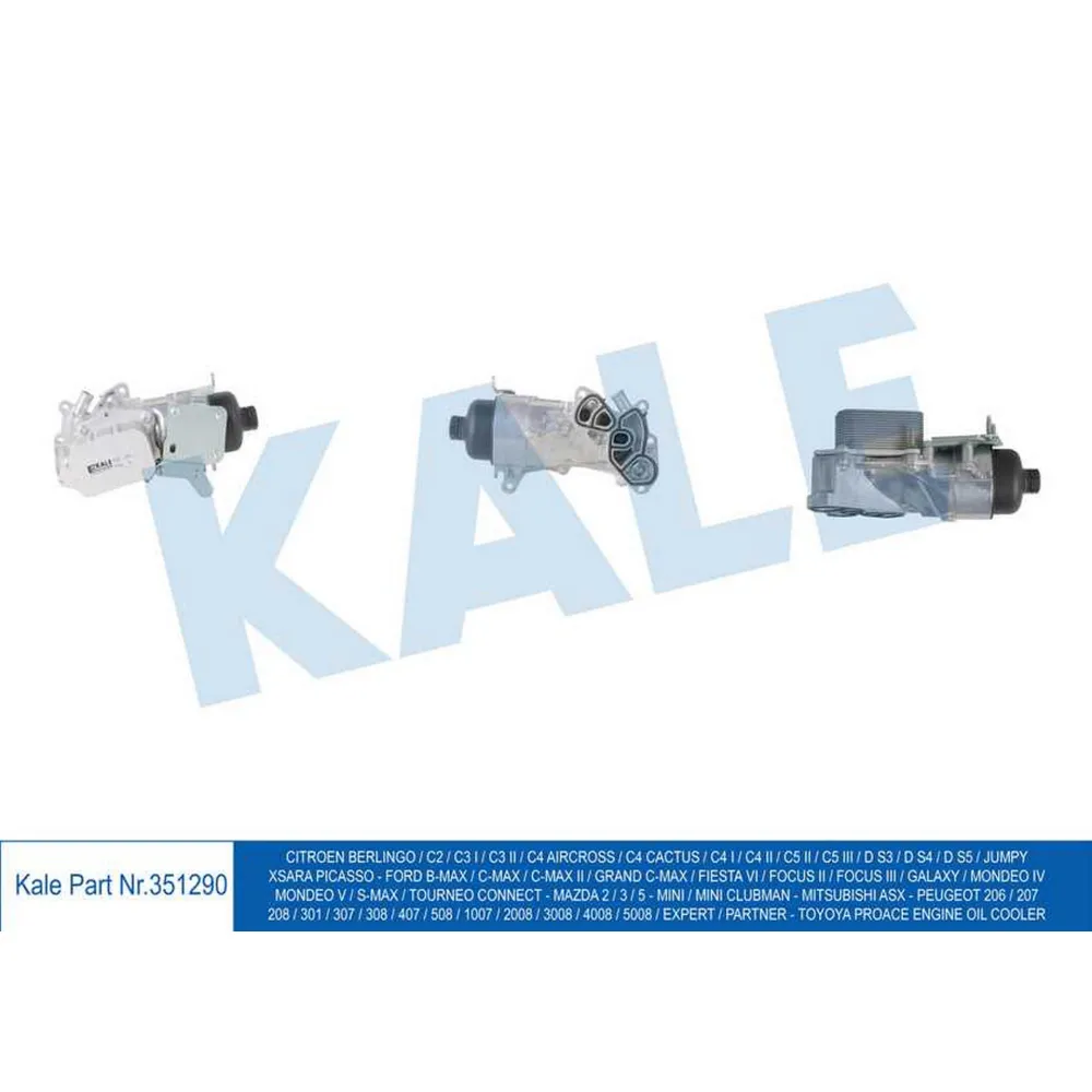 YAĞ SOĞUTUCU PART-BERL-FIESTA VI-FOCUS-CONNECT-C2-C3-C3-C4-C5-DS3-JUMPY-P307-P308-P3008-P5008 EURO 5