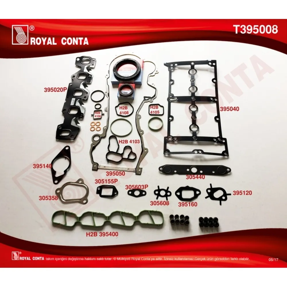 Motor Takim Conta Skc Siz Doblo-Corsa-Idea-Punto-Panda 1.3 Jtd