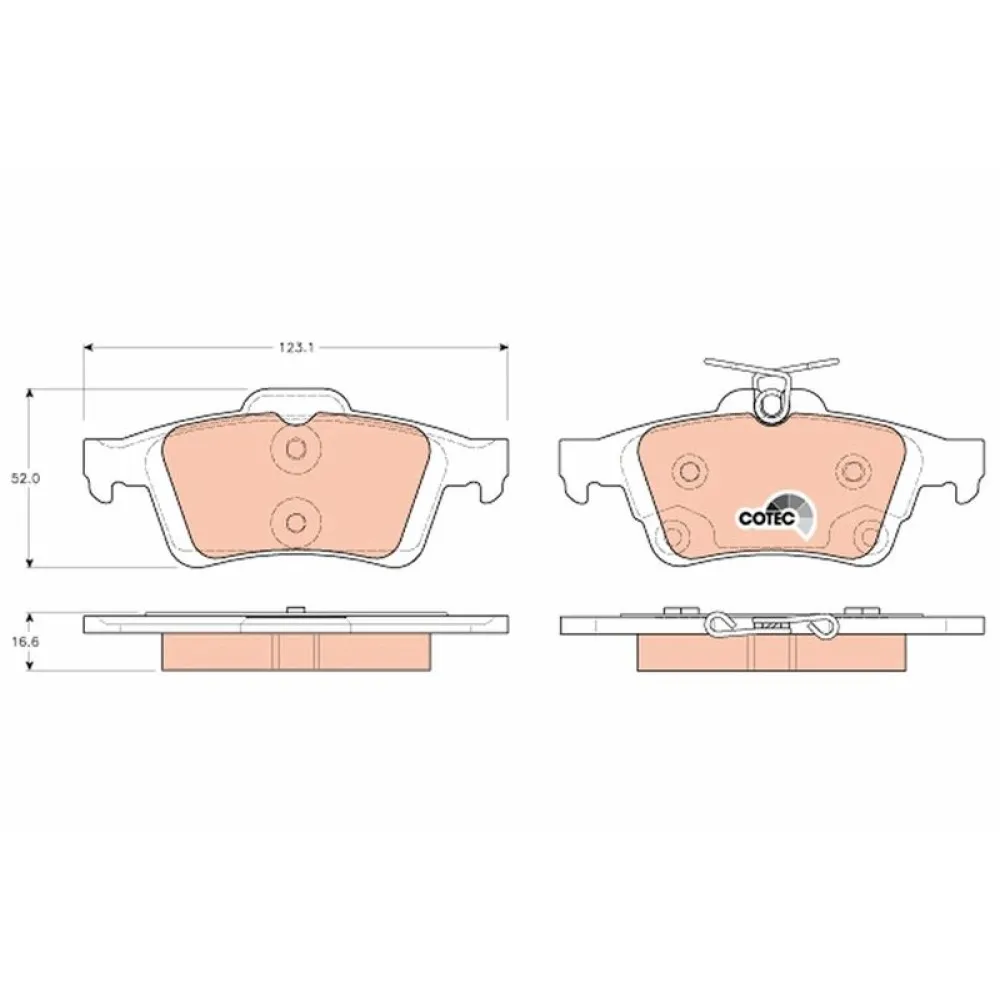 Arka Balata Focus Ii Cmax 03 Connect 02 Laguna Iii 07 Vectra C 02 C5 08 Signum 03 93192623-1605200