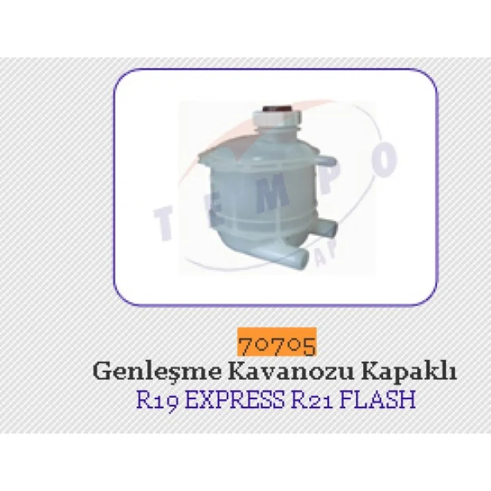 Genleşme Kavonozu Kapakli R9-R11-R19-R21-Clio I-Exp.-Logan-Flash