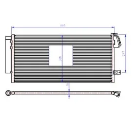 Klima Kondenseri Doblo 10 Combo 12 1.3 Dmtj-1.6 Dmtj-2.0 Dmtj 669X293X16