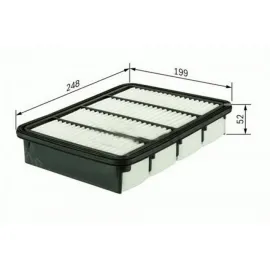 SA455PL HAVA FİLTRESİ FORD RANGER 2.5D 2.5TD 99-06 -MAZDA PICKUP 99-06 MITSUBISHI C25128 x