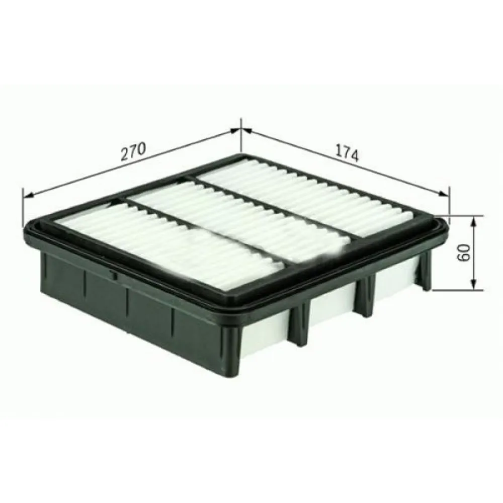 Hava Filtresi Hyundai Santafe 2.2 Crdi 08 X