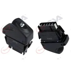 Cam Açma Anahtari Sol Megane I-Clio Ii-Kangoo 98-05 6 Fiş-Tekli