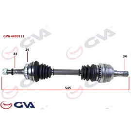Komple Aks Sol Vectra B 1.6İ-1.8İ-2.0İ 95-03 Abs Li 29 Diş 595Mm