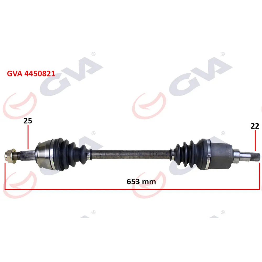 KOMPLE AKS SOL BIPPER 1.4 HDI 07 653mm