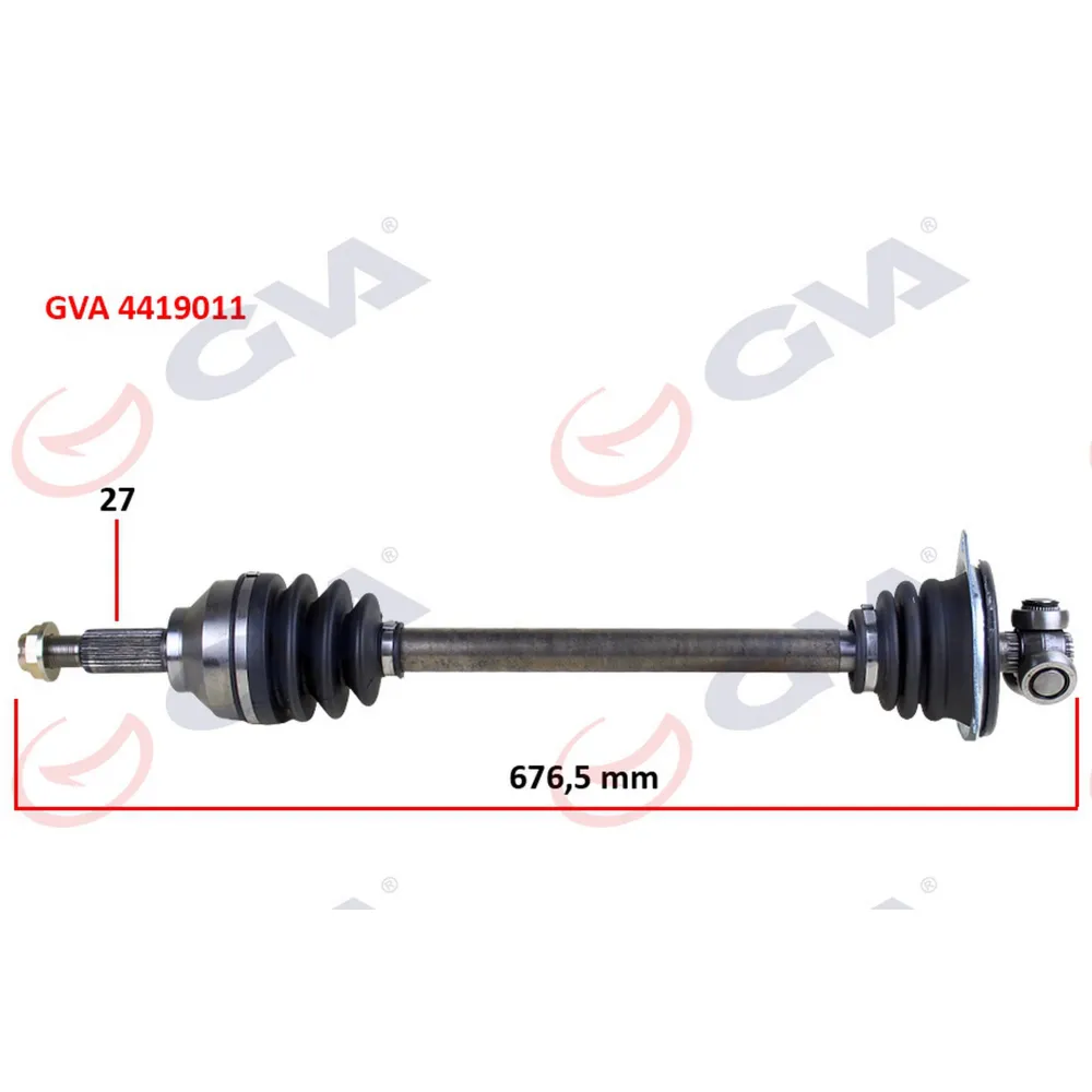 KOMPLE AKS SOL TRAFIC II-OPEL VIVARO 1.9 DCI 01 676mm