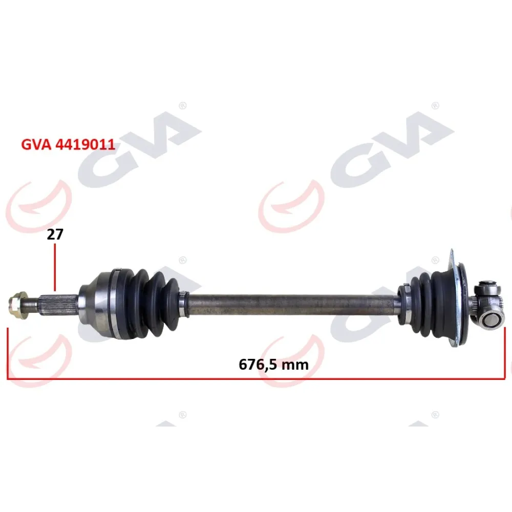 Komple Aks Sol Trafic Ii-Opel Vivaro 1.9 Dci 01 676Mm