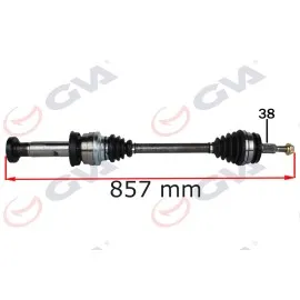 Komple Aks Sağ Düz Vites Transporter T6 2.0 Tdi 858Mm Caab-Caac-Caae