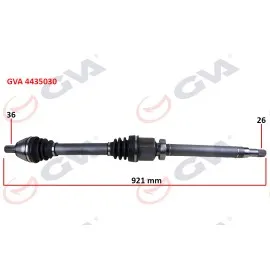 Komple Aks Sağ Focus 2 04-12 1.6 Tdci-Volvo 1.6D 05-12 921Mm