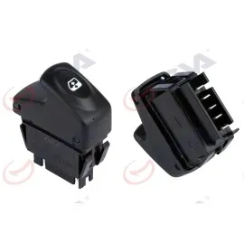 Cam Açma Anahtari Sağ Megane I-Clio Ii 98-05 5 Fiş-Tekli