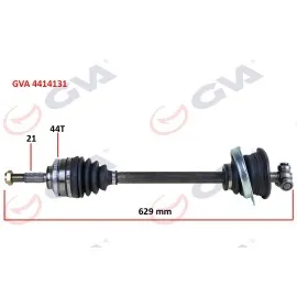 Komple Aks Sol Clio Ii 1.5Dci 98-05 Abs Li 44Diş 629Mm Yayli