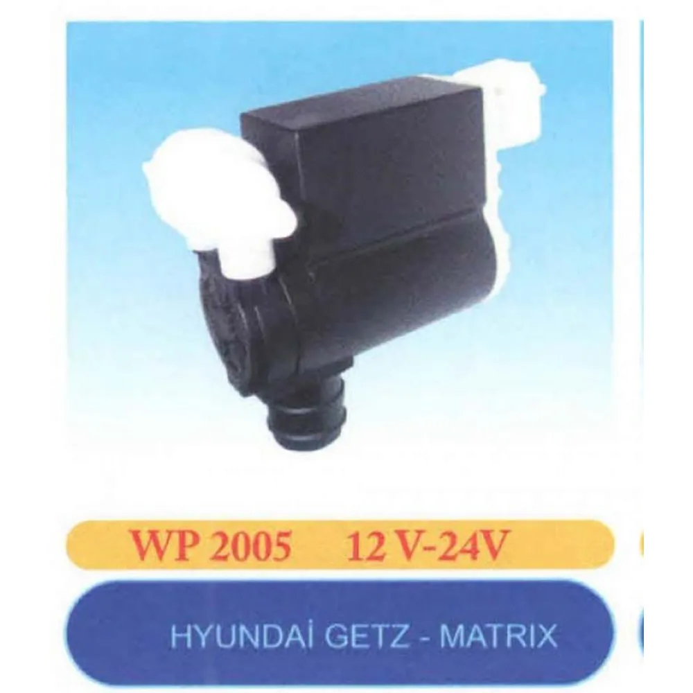 CAM SU FİSKİYE POMPASI HYUNDAI GETZ-MATRIX ÇİFT ÇIKIŞ