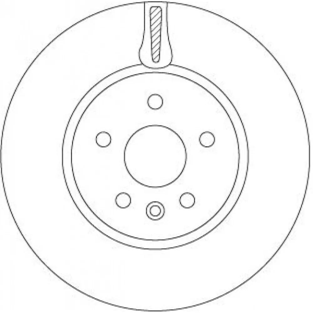 Ön Fren Aynasi Havali Astra K 15 16 Inc / 5 Delik 300X26